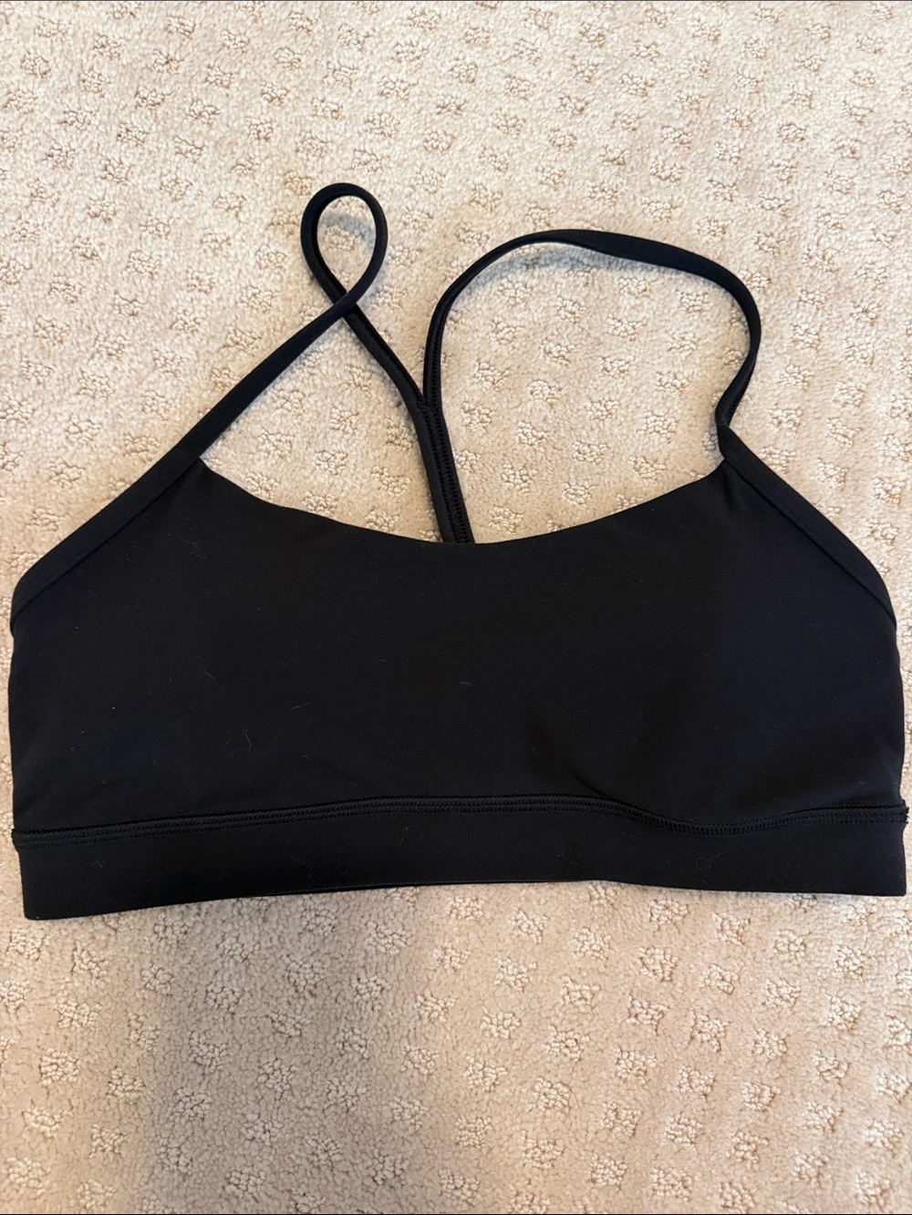 lululemon  black sports bra
